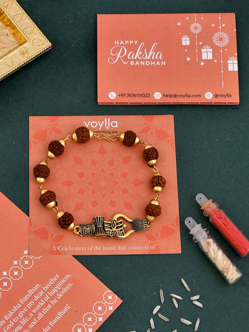 Voylla rudraksh bracelet cheap