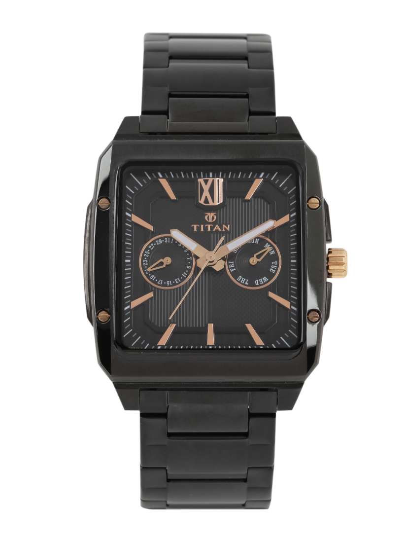 Buy Titan Men Black Analogue Watch NJ1689KM02 Watches for Men 2367104 Myntra