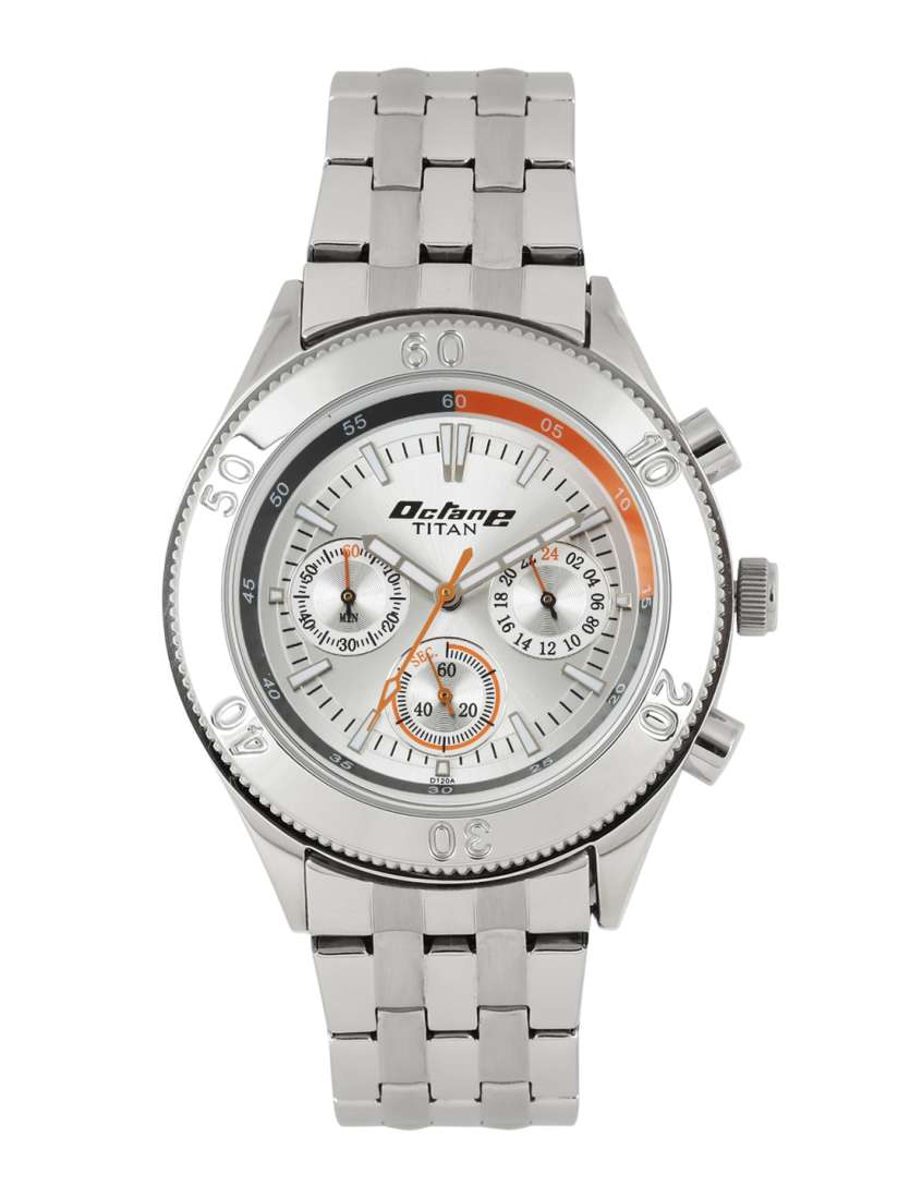 Buy Titan Octane Men Silver Toned Analogue Watch NJ9324SM01MA Watches for Men 2367112 Myntra