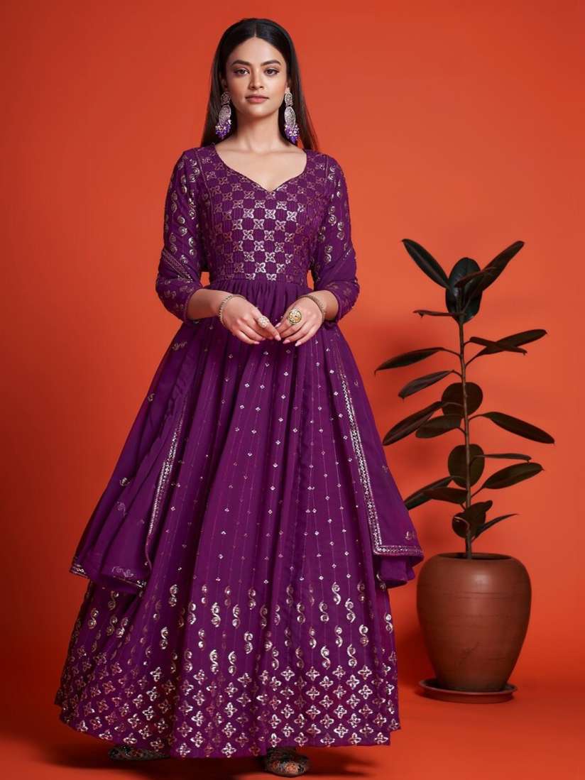 Buy Ethnic Yard Embroidered Semi Stitched Dress Material Dress Material for Women 23680434 Myntra
