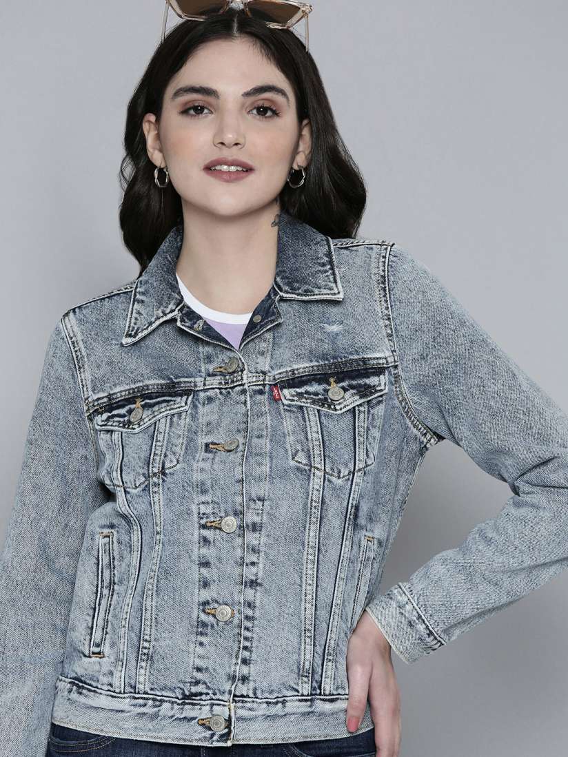 Levis denim jacket myntra discount