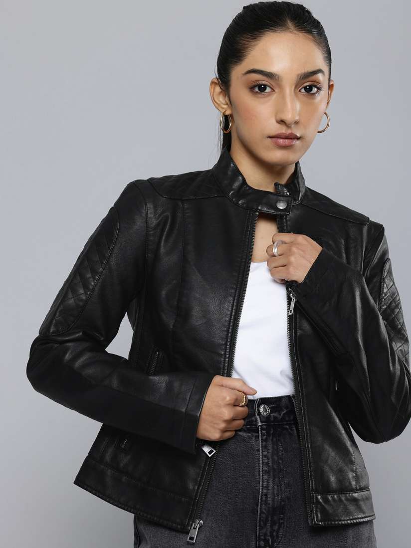 Levis leather biker jacket online