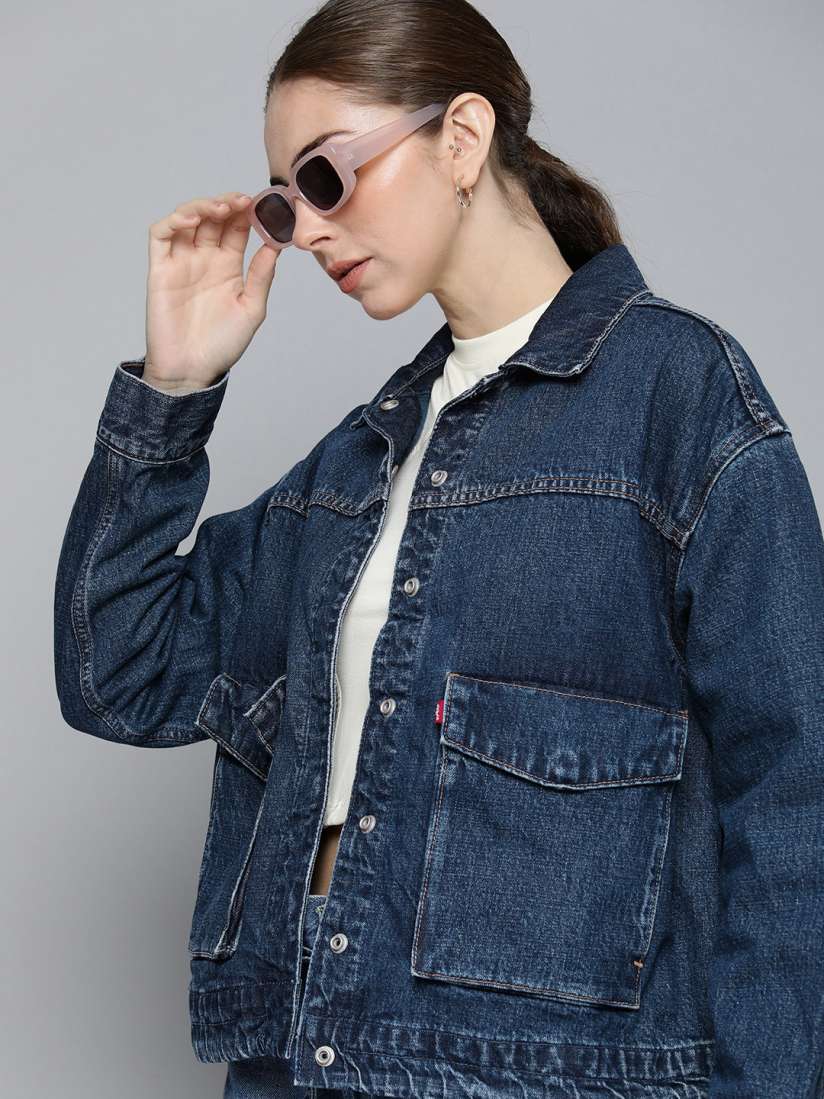 Levis denim jacket myntra 2025