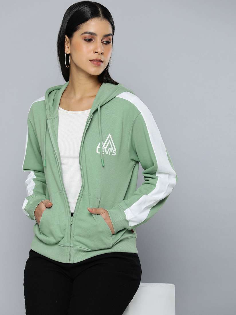 Buy Levis Hooded Sweatshirt Sweatshirts for Women 23687364 Myntra - Main Image