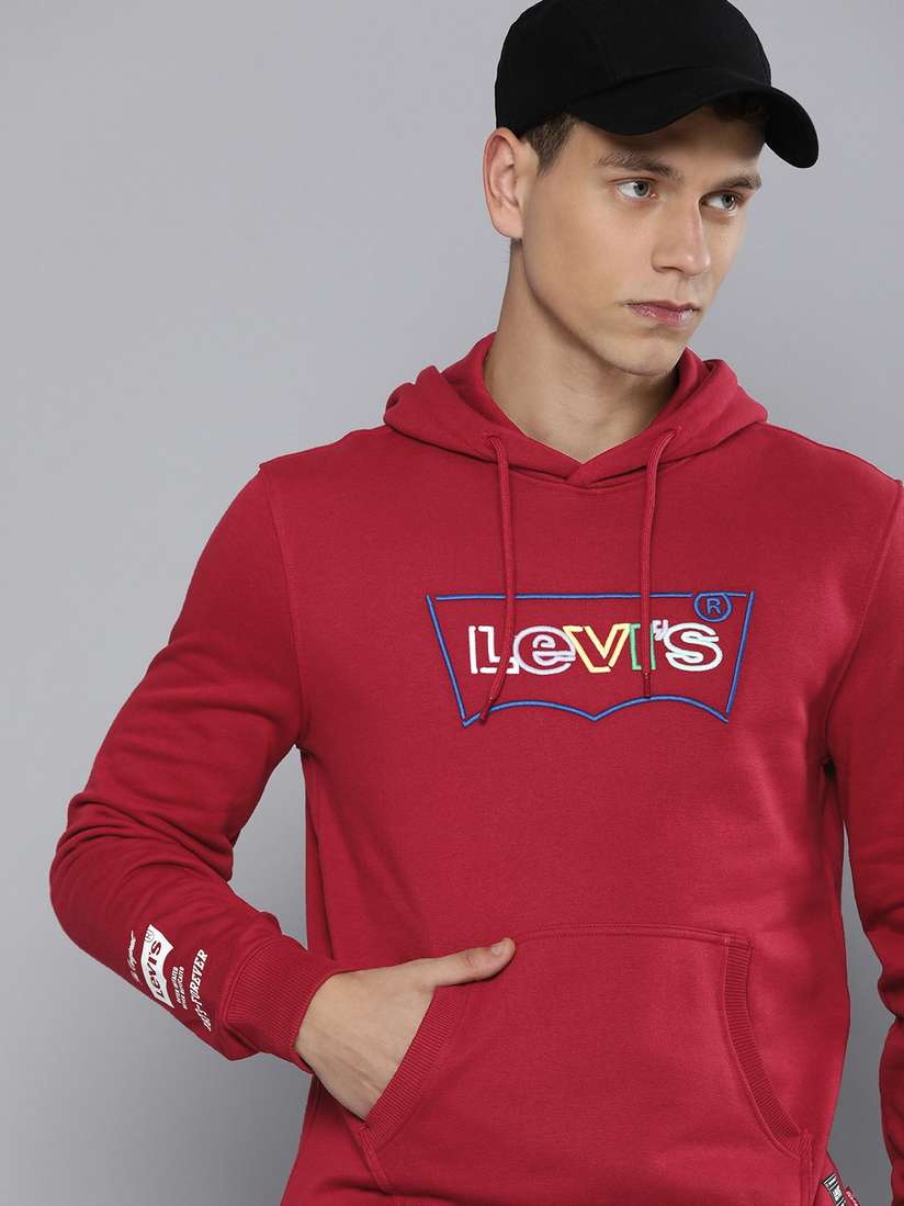 Levis Pullis Blauer Levis Pulli Levis Herren Sweatshirt Graphic