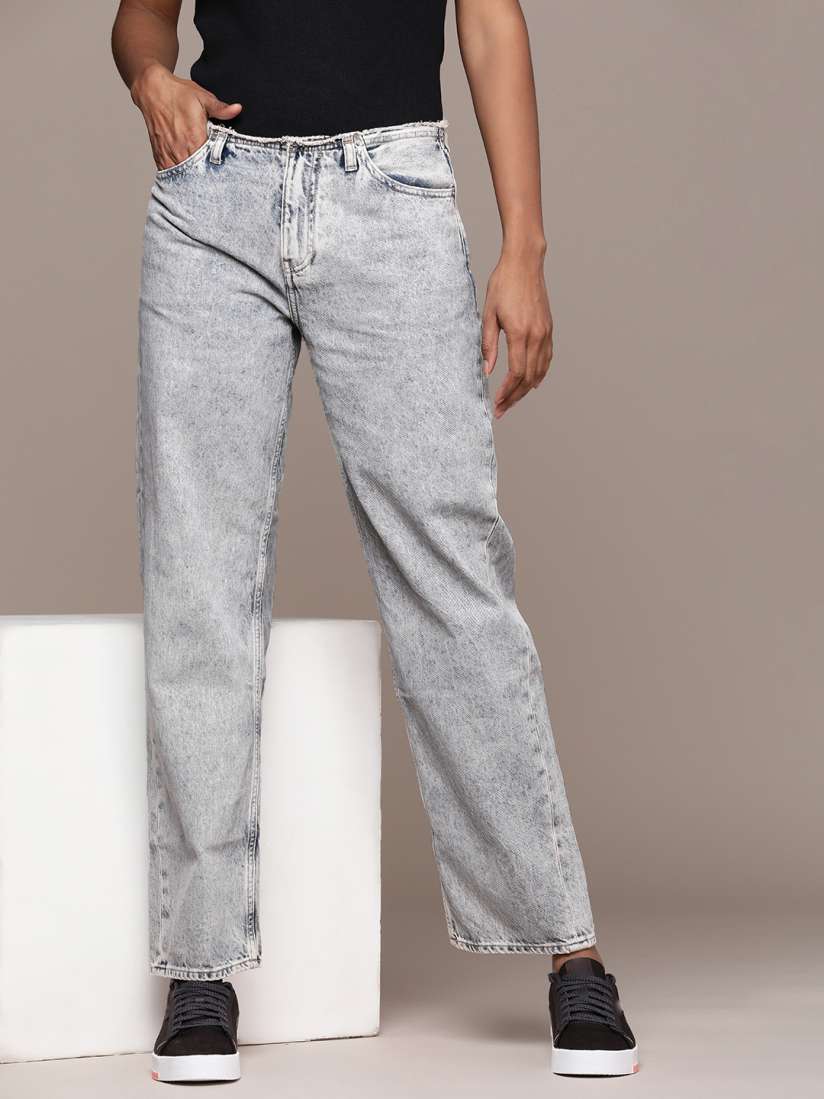 Calvin klein women's mid rise straight fit jeans sale