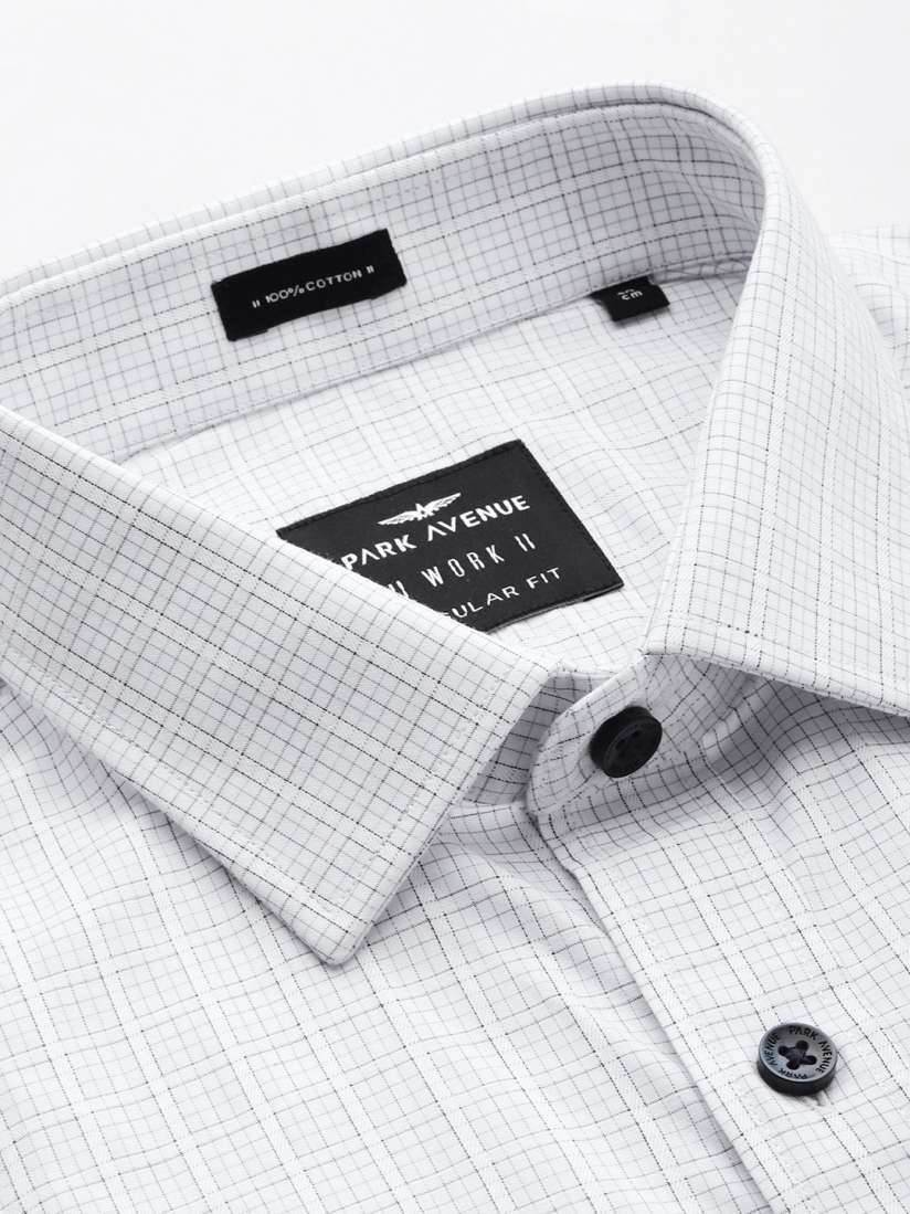Buy Park Avenue Pure Cotton Checked Formal Shirt Shirts for Men 23691898 Myntra