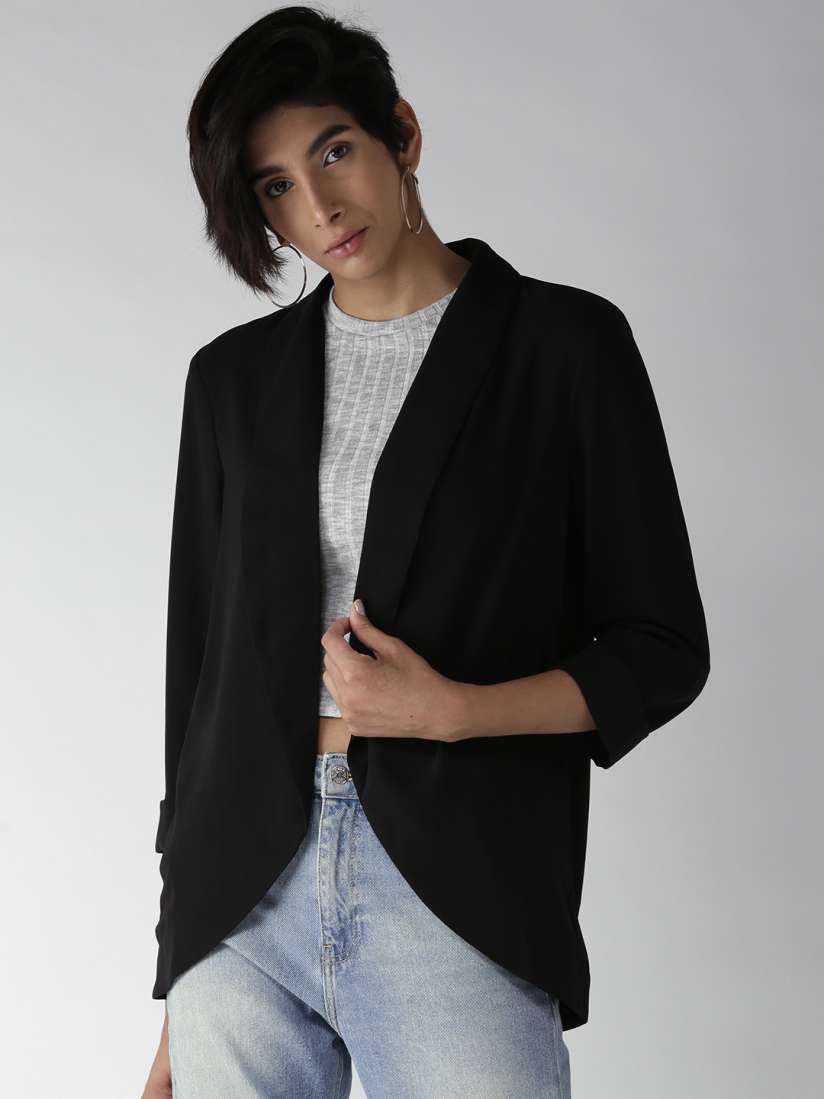 Open front blazers top