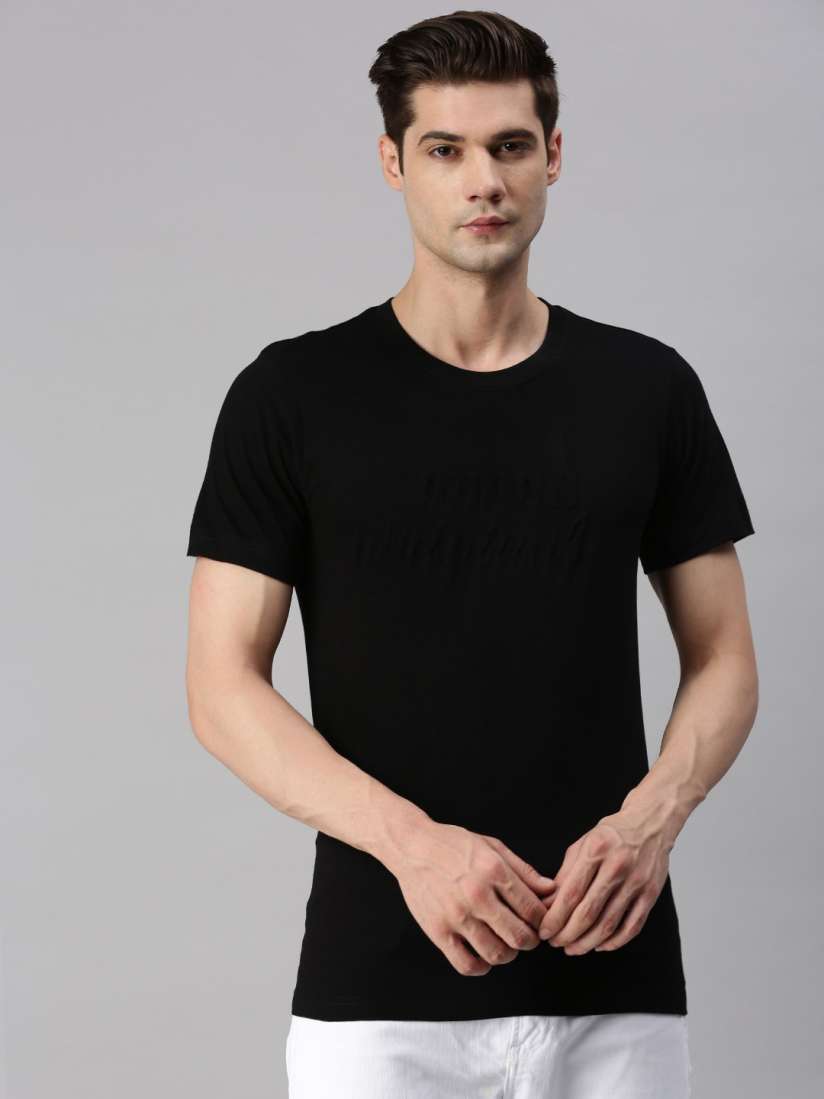 Buy ONN Premium Combed Cotton Knitted Regular Fit Casual T shirt Tshirts for Men 23696904 Myntra