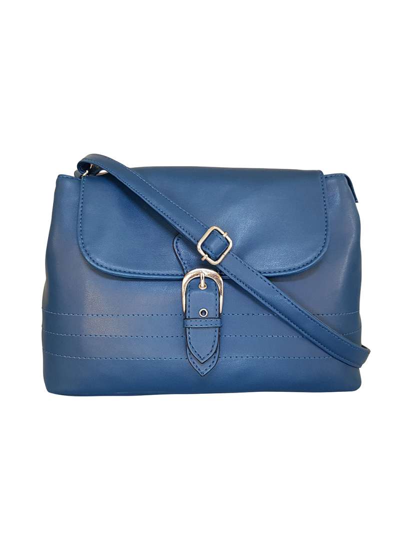 Buy Toteteca Blue Solid Sling Bag Handbags for Women 2369736 Myntra