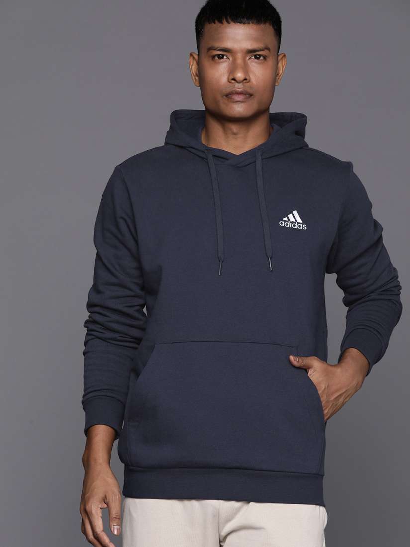 Buy ADIDAS Essentials Fleece Hooded Sweatshirt Sweatshirts for Men 23697494 Myntra