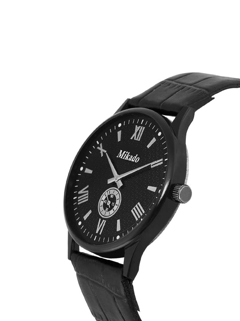 Buy Mikado Men Black Analogue Watch Watches for Men 2370702 Myntra