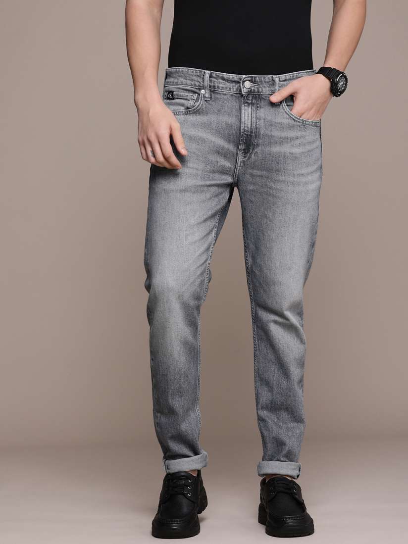 Buy Calvin Klein Jeans Men Slim Taper Fit Light Fade Stretchable Jeans Jeans for Men 23710868 Myntra