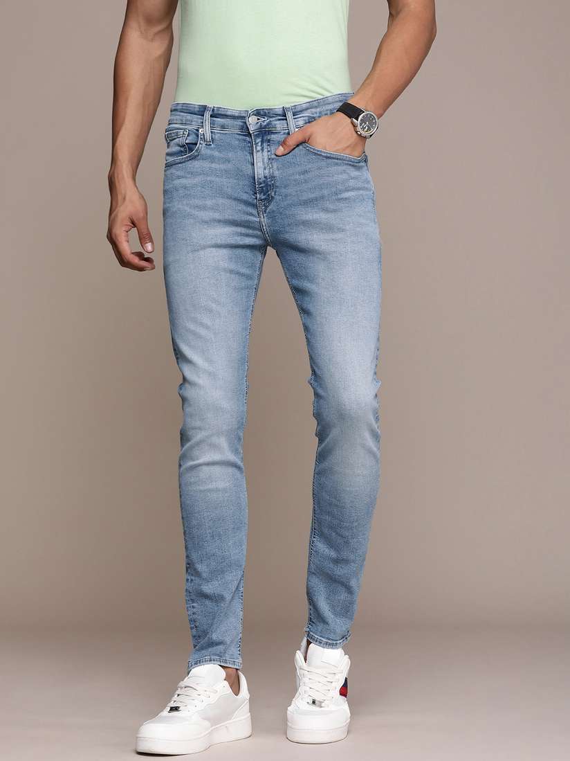 Stretch Jeans For Men's Super Skin Tight Jeans Calvin Klein