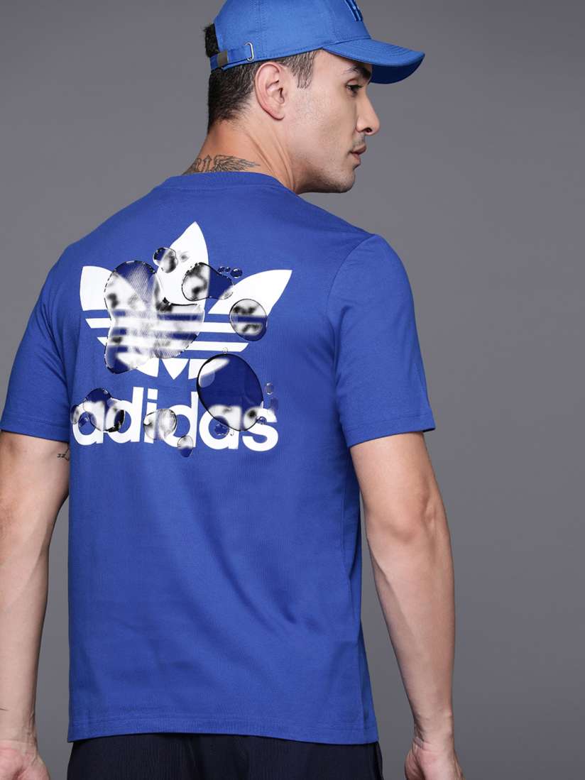 Buy ADIDAS Originals TS Liquid Brand Logo Printed Pure Cotton T shirt Tshirts for Men 23718390 Myntra