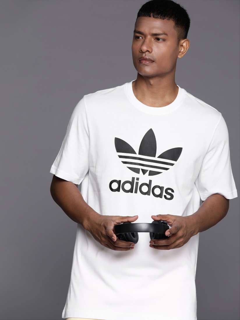 Buy ADIDAS Originals Cotton Classics TREFOIL Printed T shirt Tshirts for Men 23718416 Myntra