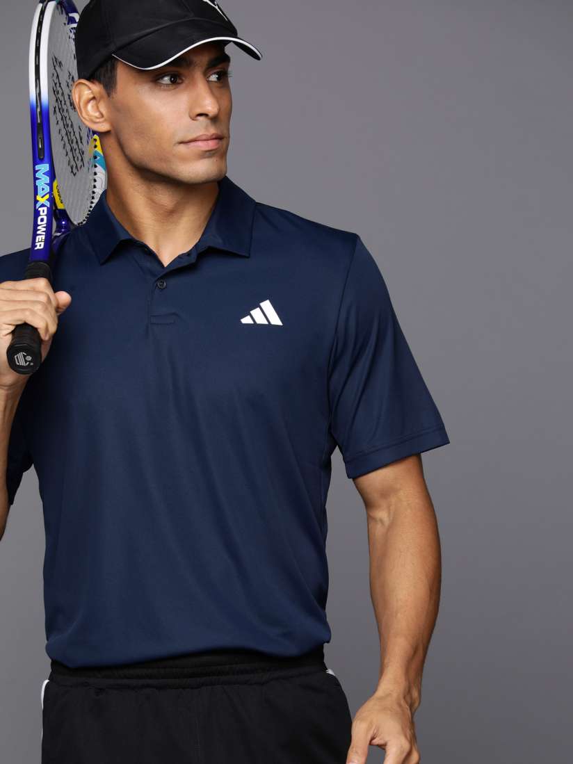 Adidas polo t shirts myntra hotsell