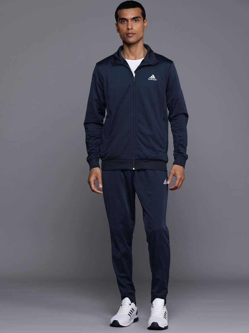 Grey and blue adidas tracksuit cheap
