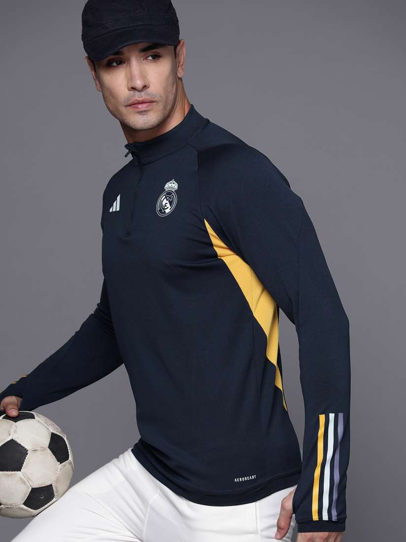 Real madrid training sweatshirt store