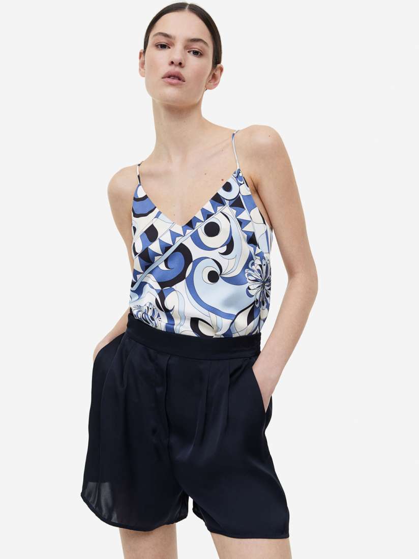 H&m satin shorts clearance