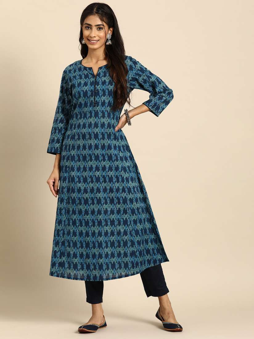 Nayo women's printed straight kurta hotsell