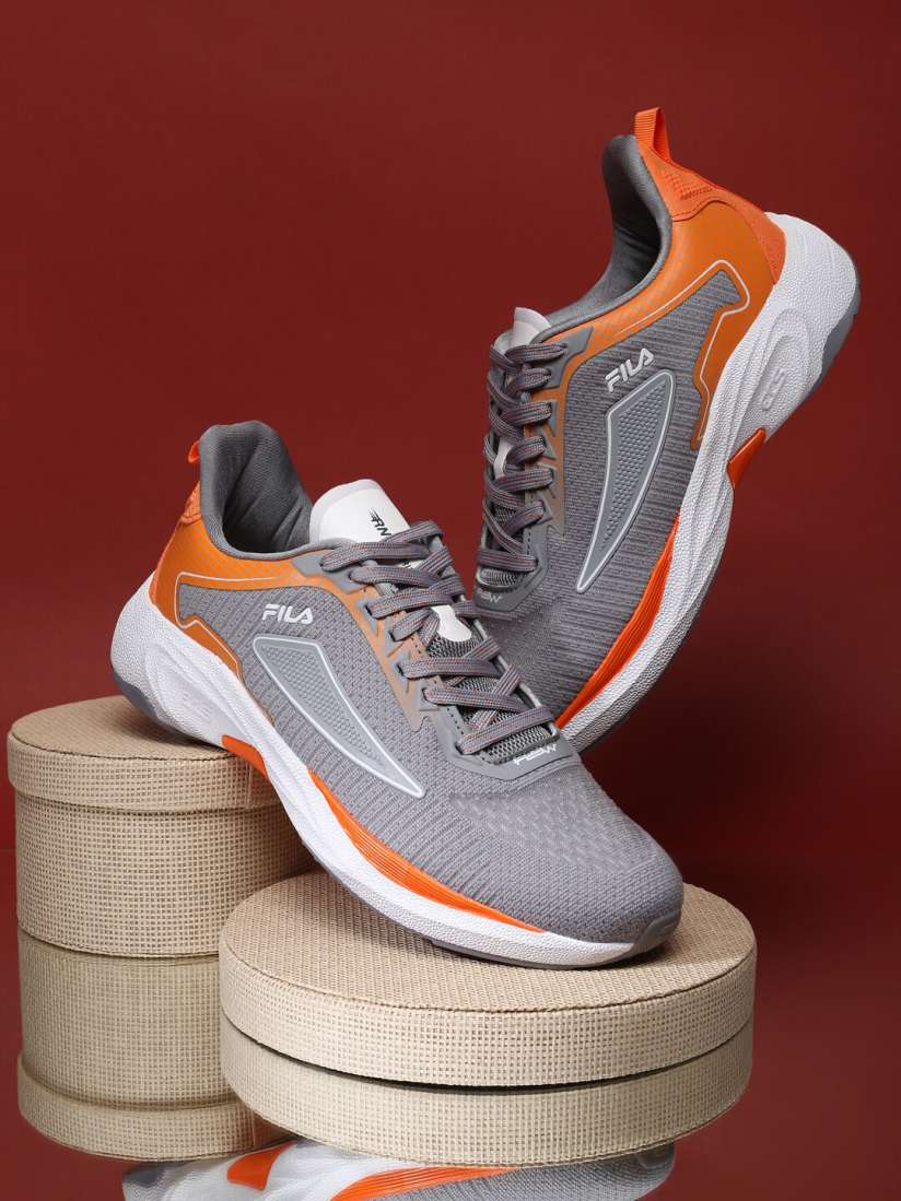 Fila running shoes mens brown cheap
