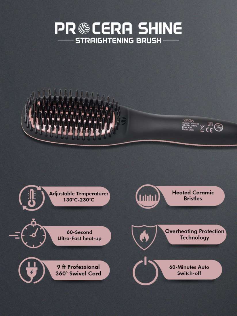 Vega brush straightener best sale
