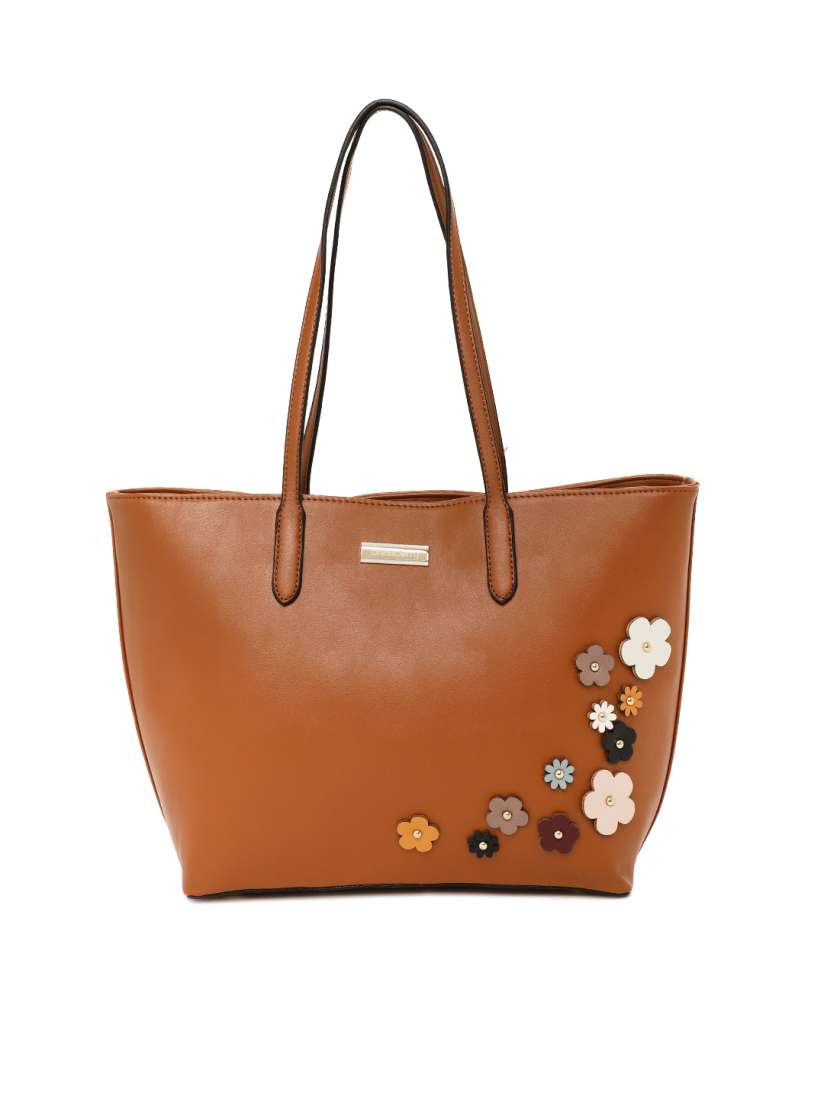 Buy DressBerry Brown Solid Shoulder Bag Handbags for Women 2372750 Myntra