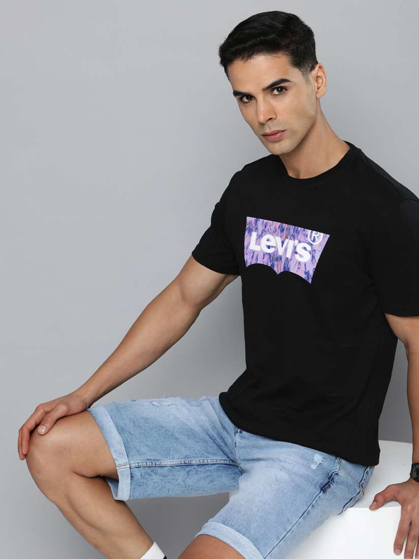 Buy Levis Pure Cotton Brand Logo Printed Casual T shirt Tshirts for Men 23732592 Myntra