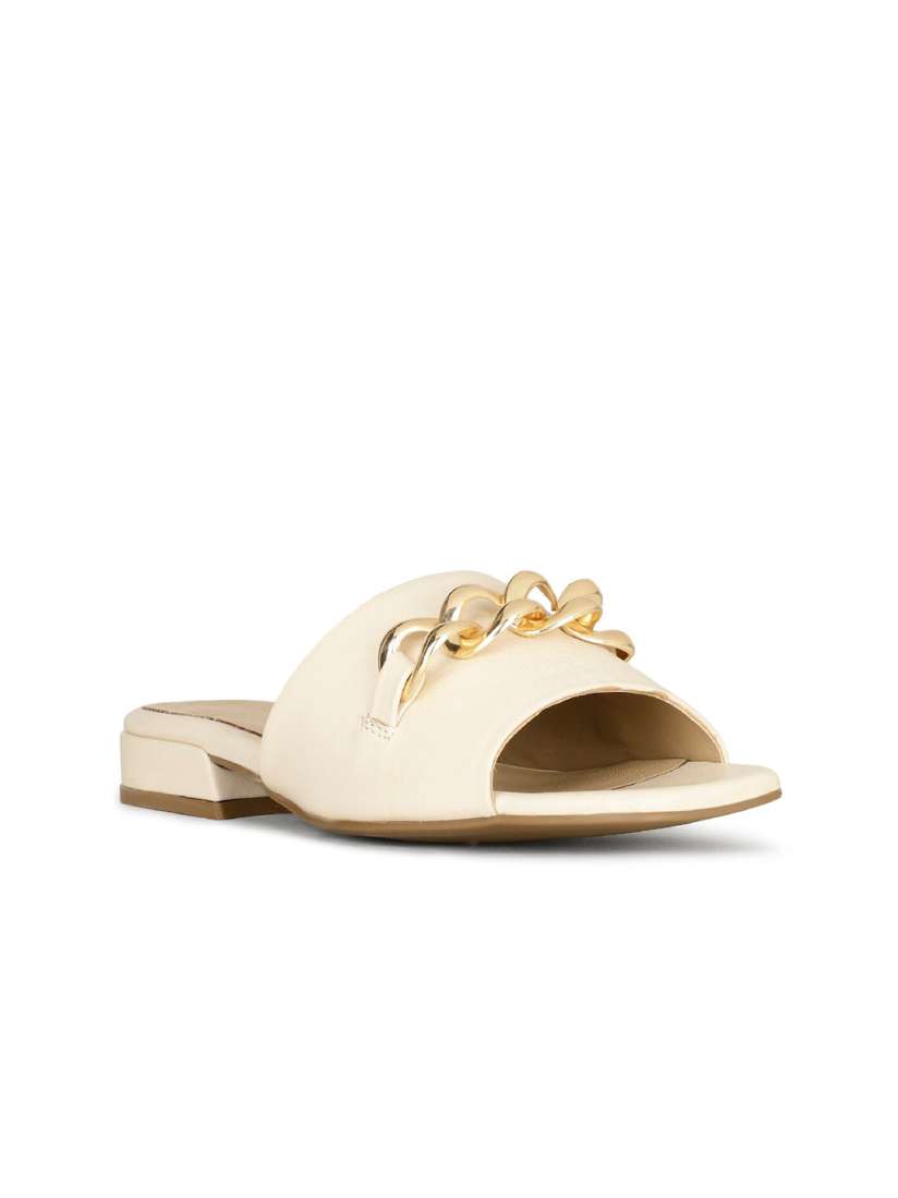 Buy Naturalizer Leather Open Toe Flats With Western Embellished Flats for Women 23738860 Myntra