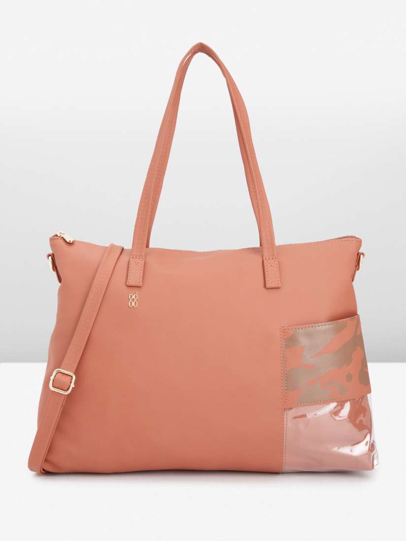 Buy Baggit Solid Structured Shoulder Bag Handbags for Women 23738988 Myntra