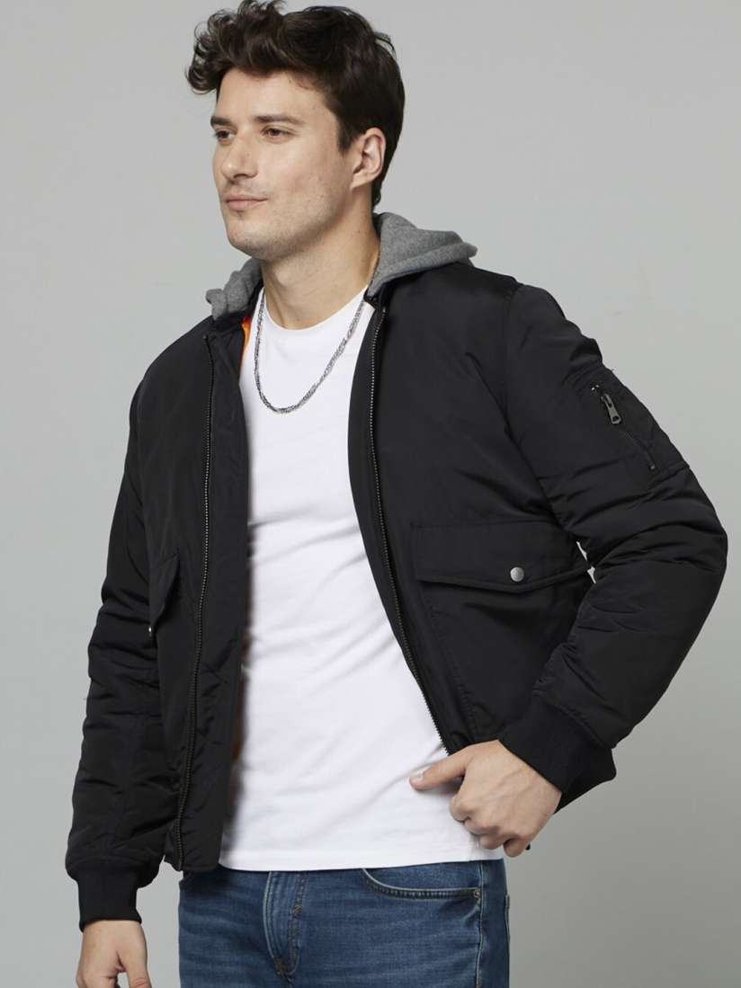 Celio jacket with hood cheap
