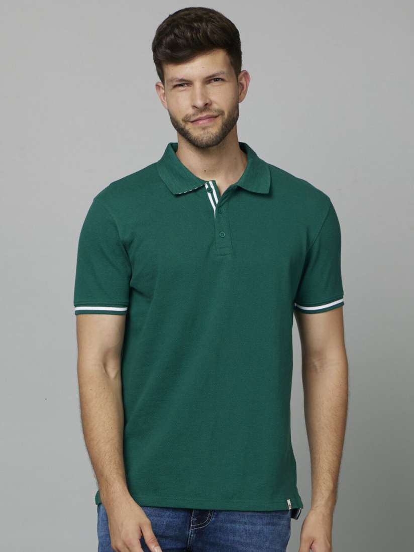 Buy Celio Polo Collar Cotton Casual T Shirt Tshirts for Men 23744190 Myntra