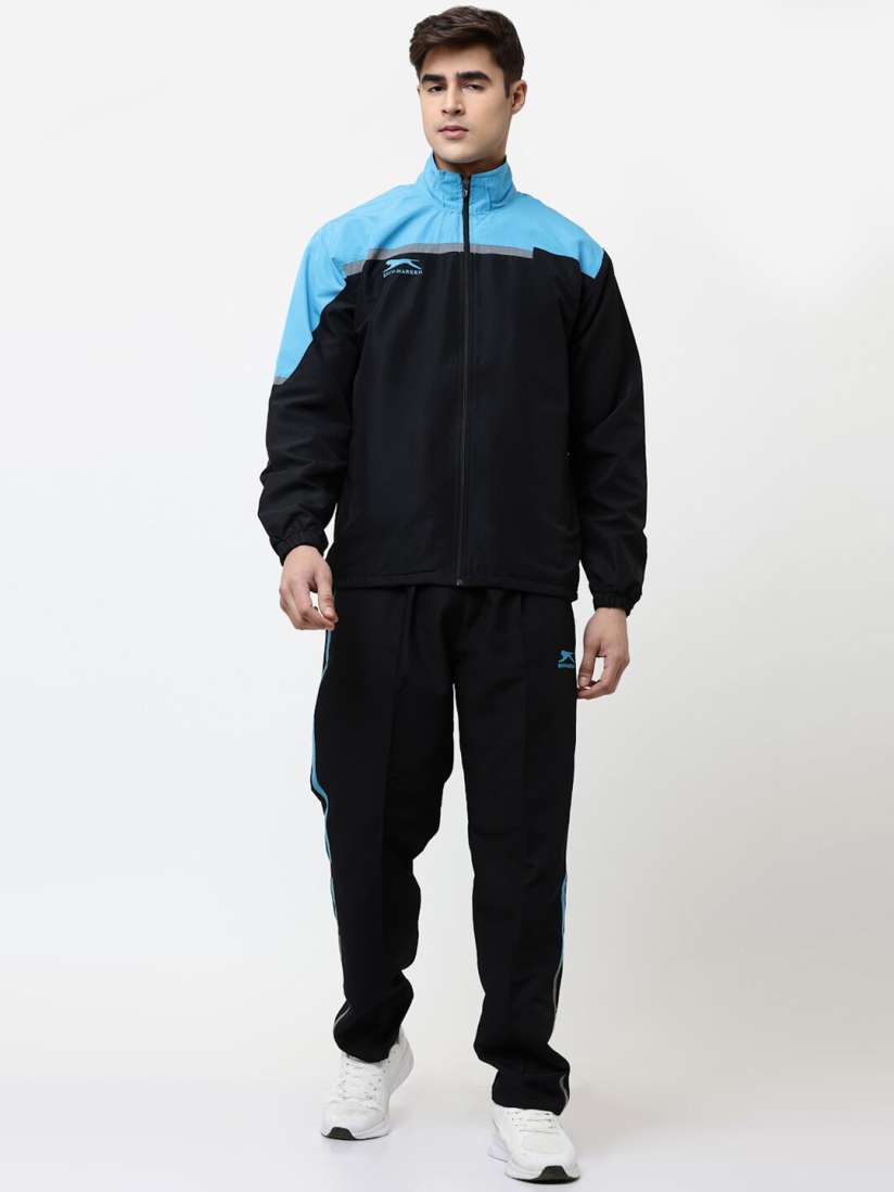 Buy Shiv Naresh Colourblocked Mock Collar Sports Tracksuit Tracksuits for Men 23745002 Myntra