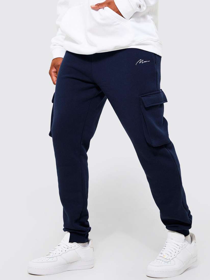 Cargo joggers boohooman online