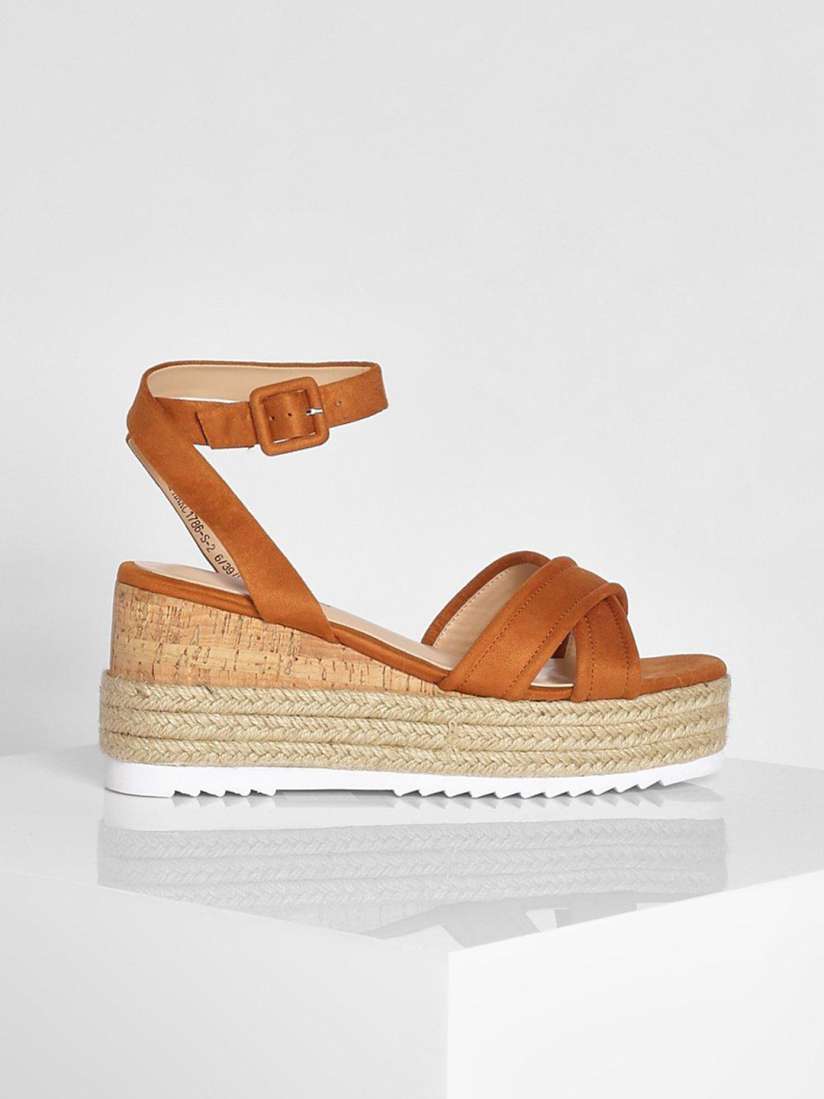 Boohoo wedge sandals discount