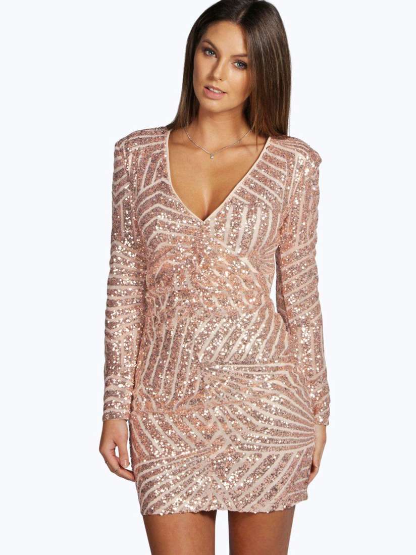 Buy Boohoo Embellished Bodycon Mini Dress - Dresses for Women 23755458 |  Myntra