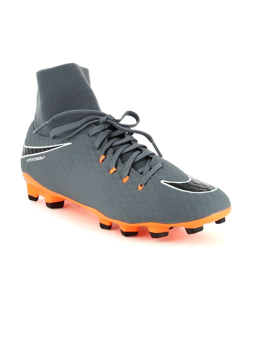 Buy Nike Men Grey Synthetic High Top Phantom 3 Academy Football Shoes Sports Shoes for Men 2375717 Myntra