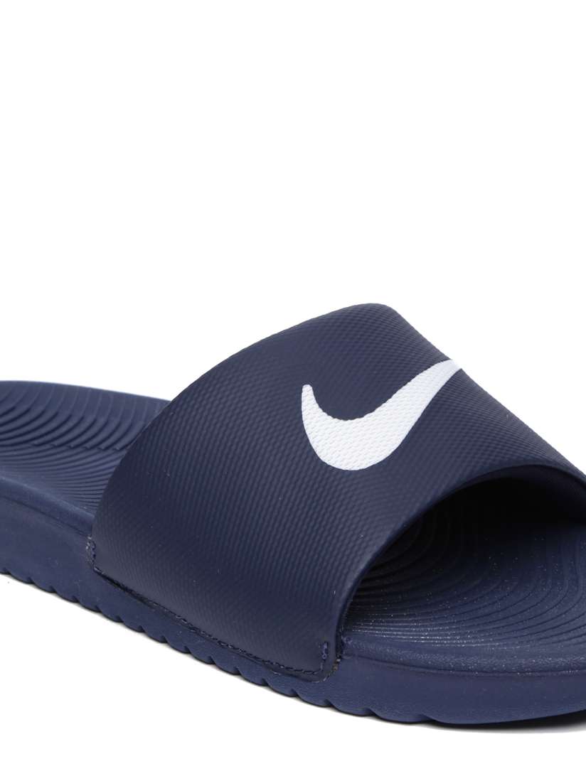 Nike slides navy blue shop