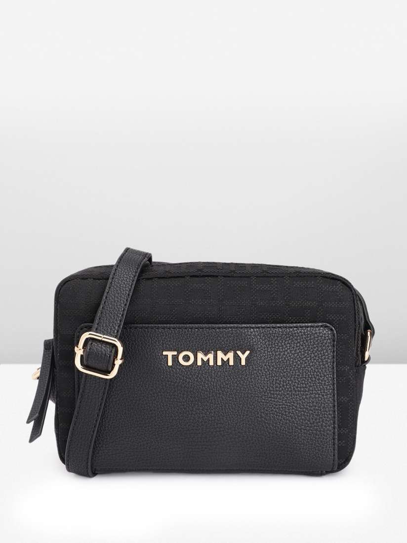 Buy Tommy Hilfiger Textured Sling Bag Handbags for Women 23758328 Myntra
