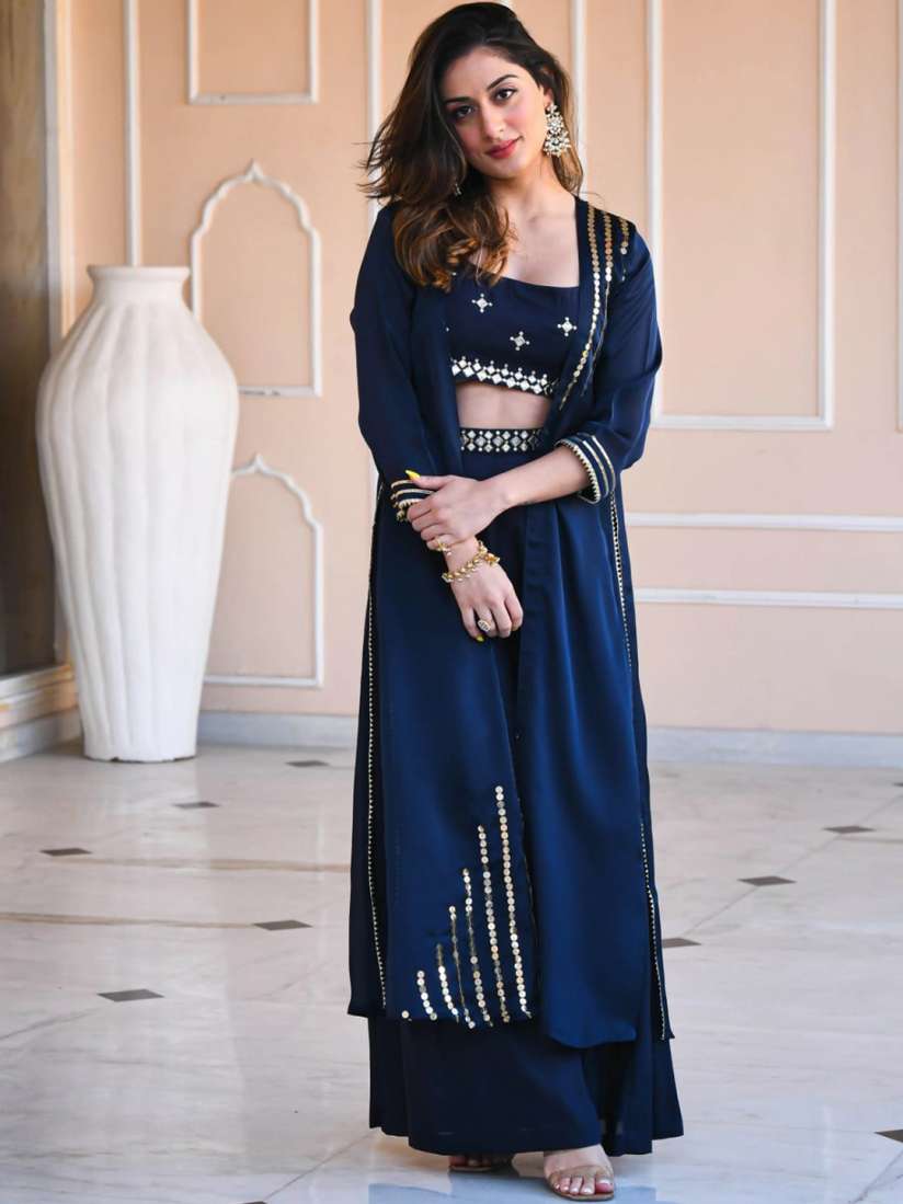 Palazzo shrug dress hotsell
