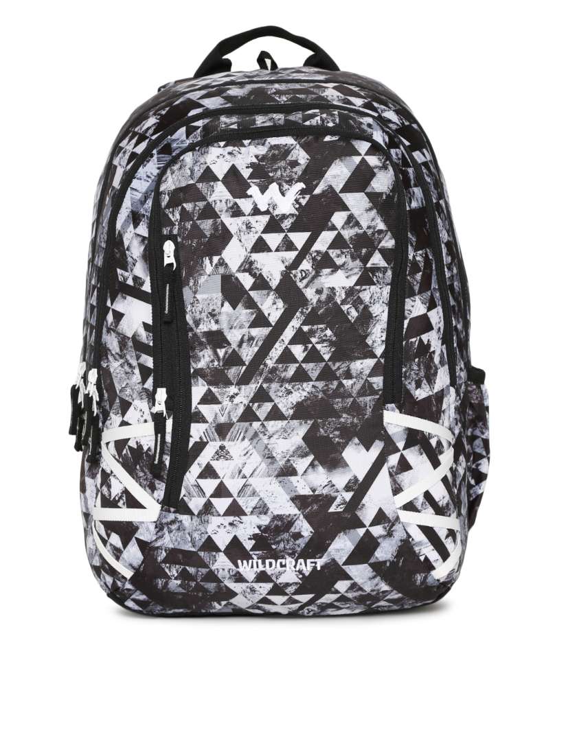 Wildcraft bags black and white online