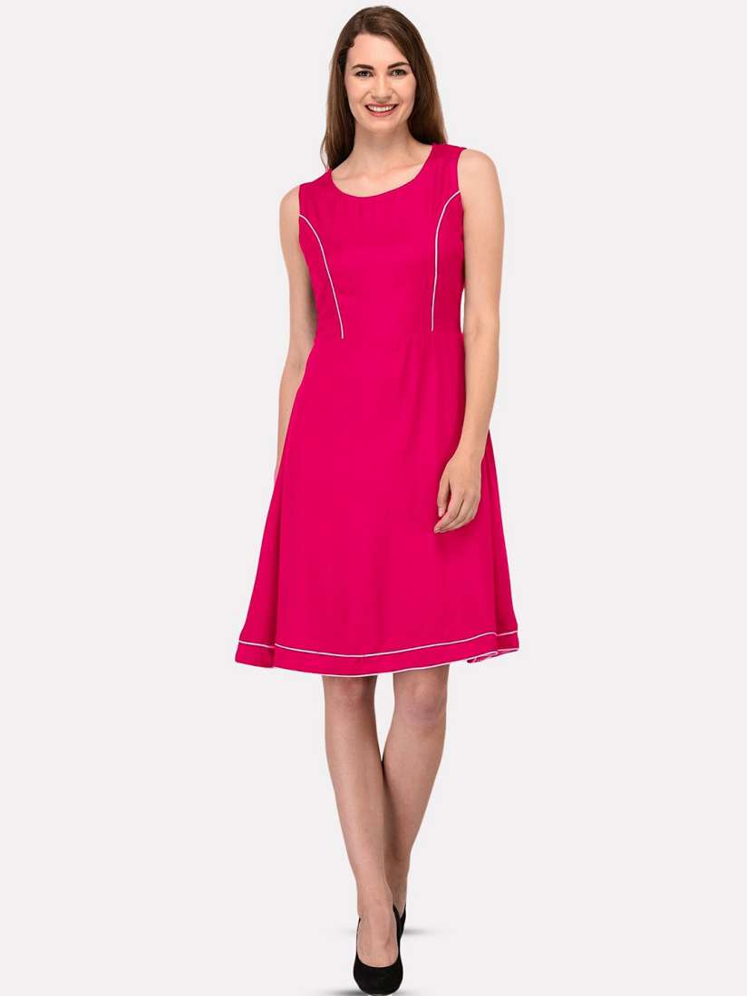 Knee length dresses myntra online
