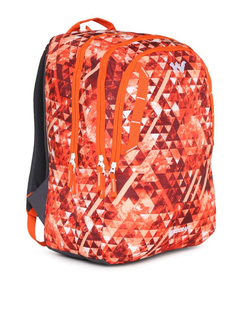 Buy Wildcraft 4 Geo Camo Unisex Orange Red Graphic Backpack Backpacks for Unisex 2376114 Myntra