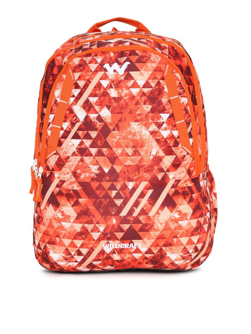 Buy Wildcraft 4 Geo Camo Unisex Orange Red Graphic Backpack Backpacks for Unisex 2376114 Myntra