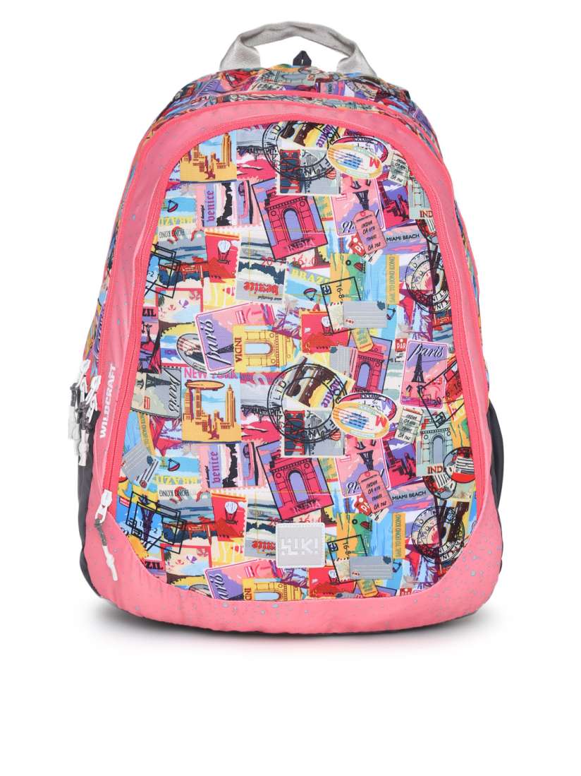 Buy Wildcraft Wiki 6 Stamp Unisex Pink 6 Stamp Graphic Backpack Backpacks for Unisex 2376116 Myntra
