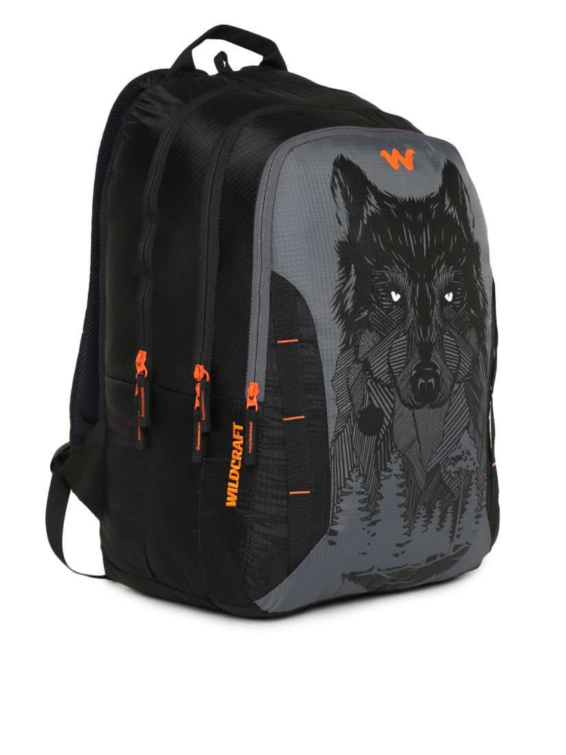 Buy Wildcraft 6 Wild Unisex Black Grey Graphic Backpack Backpacks for Unisex 2376158 Myntra