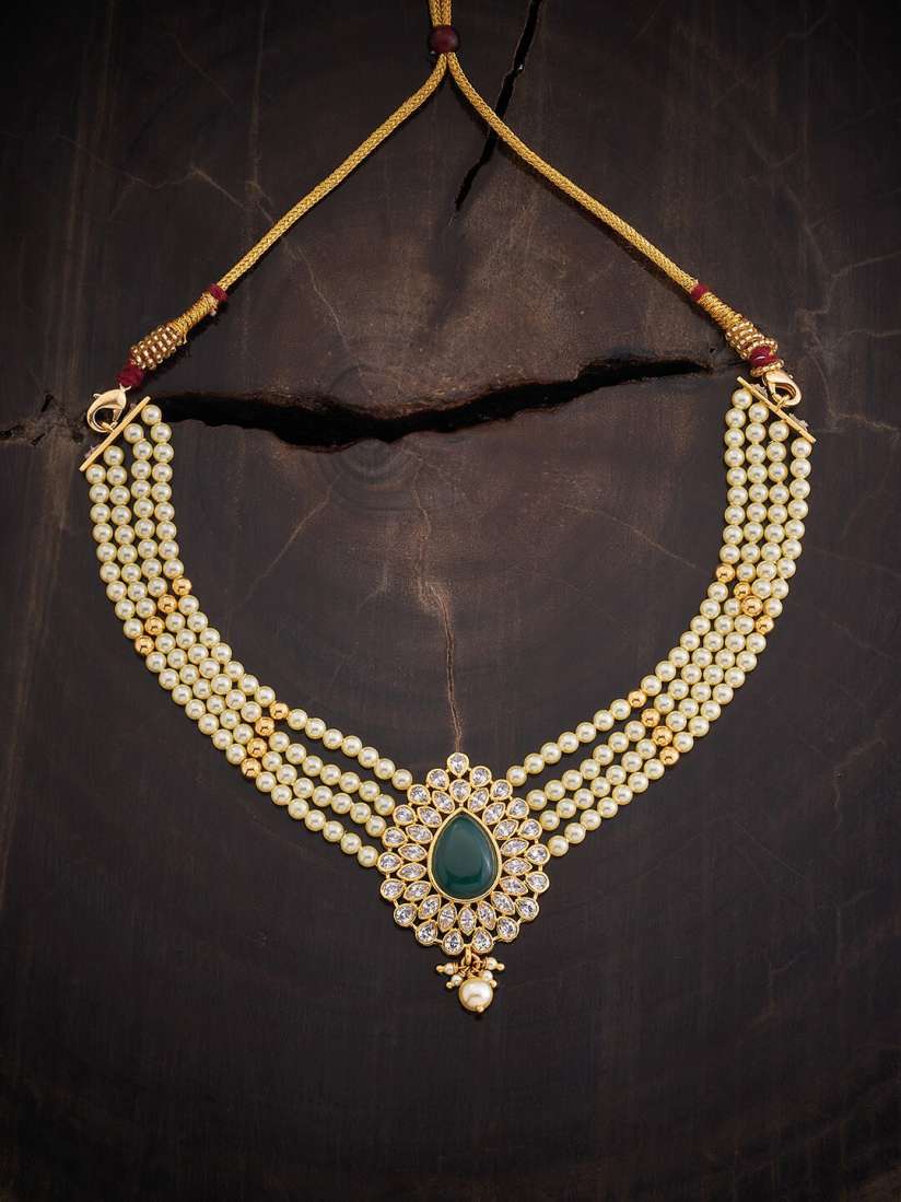 Kushals silver necklace deals