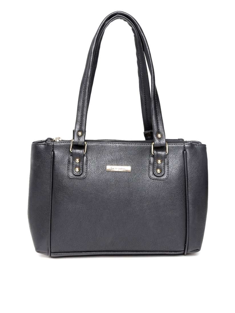 Buy Mast Harbour Black Solid Shoulder Bag Handbags for Women 2376436 Myntra