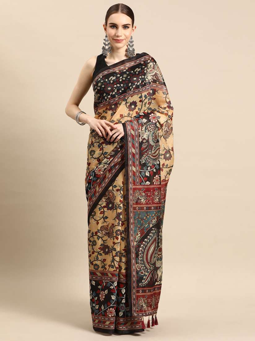 Myntra kalamkari sarees online